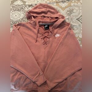 Nike Women's Pink Hoodie